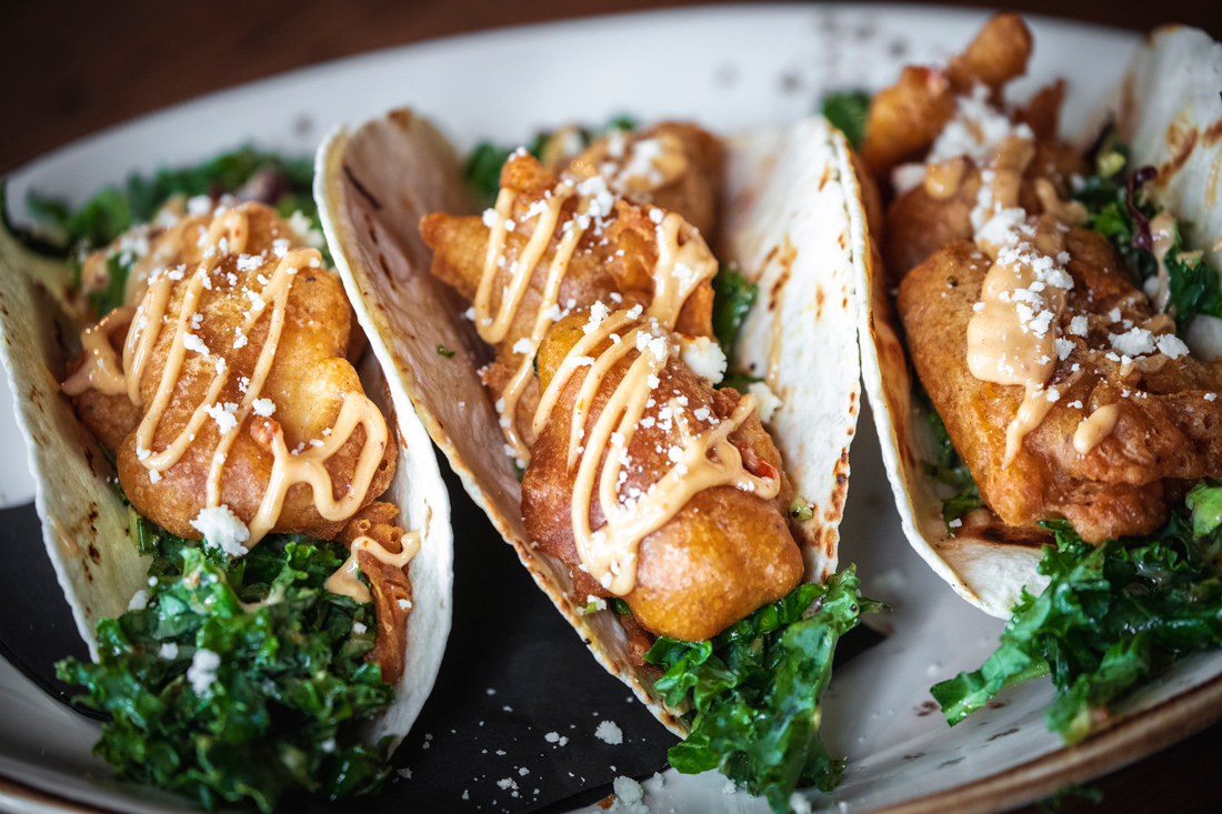Beer Battered Trout Tacos at the Bull Trout Bar and Casino Kalispell